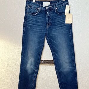 MOTHER The Scrapper Cuff ankle fray Jeans